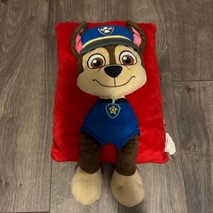 Paw Patrol Chase Plush Pillow with Red Cushion